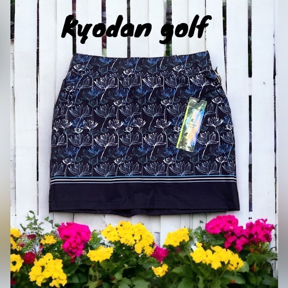 KYODAN NWT ACTIVE OUTDOORS GOLF SKORT SKIRT BUILT IN SHORTS XS